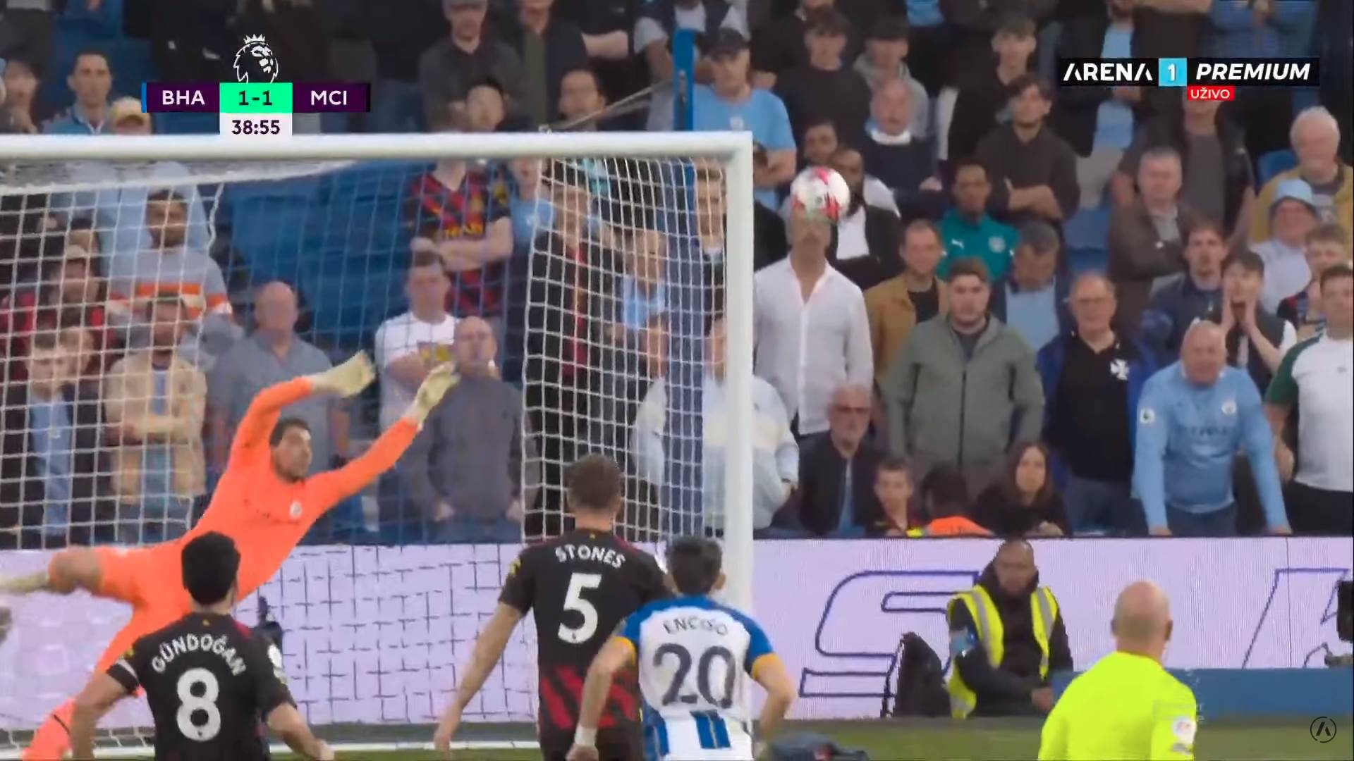 Hulio Enciso gol protiv Mančester sitija video snimak