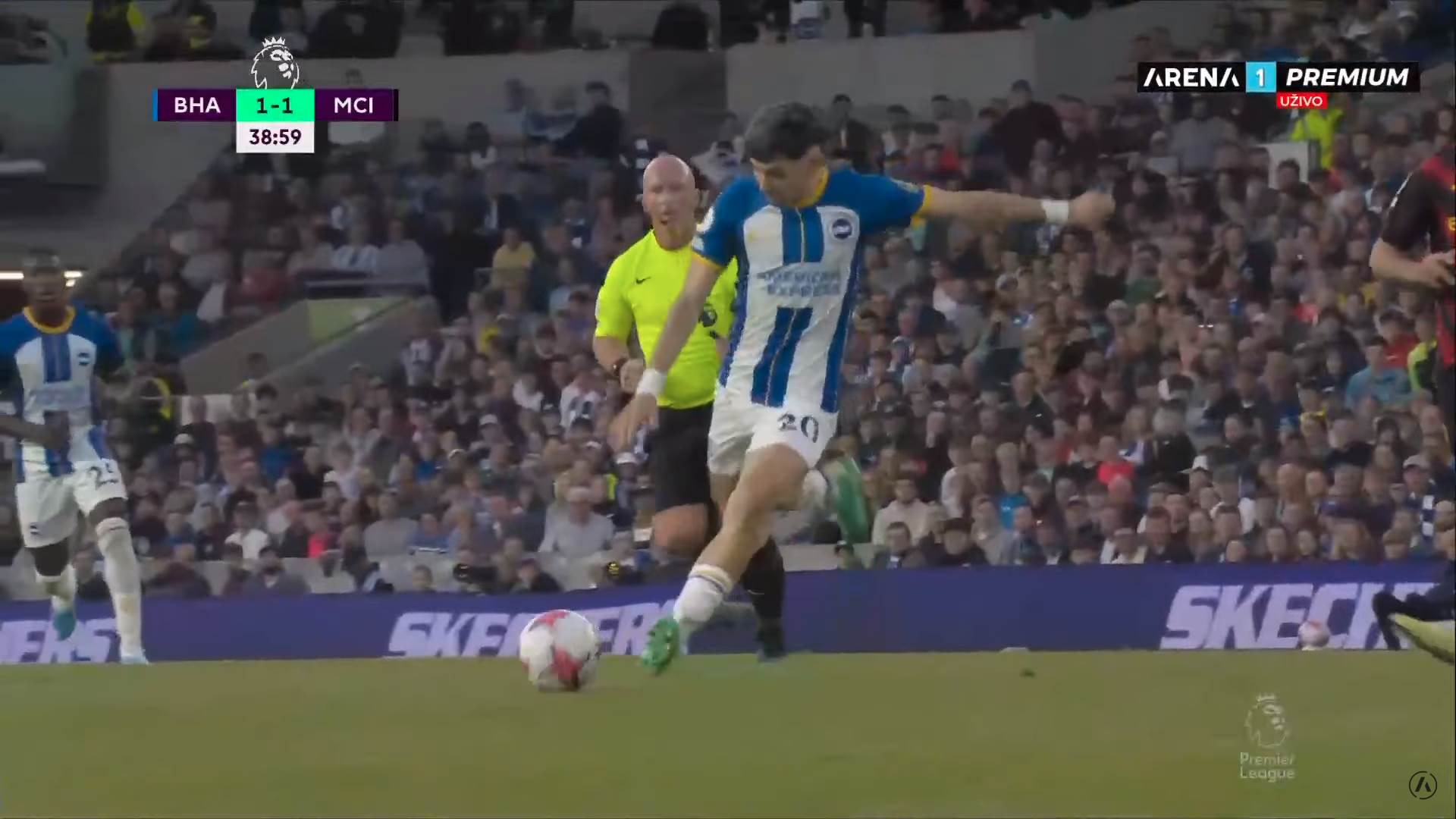 Hulio Enciso gol protiv Mančester sitija video snimak