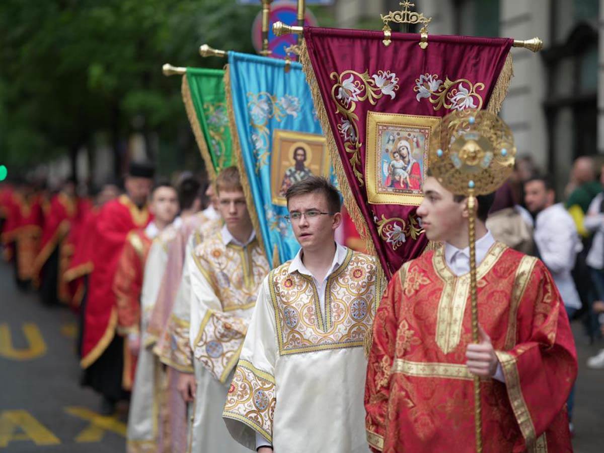 Spasovdanska litija u Beogradu 2023