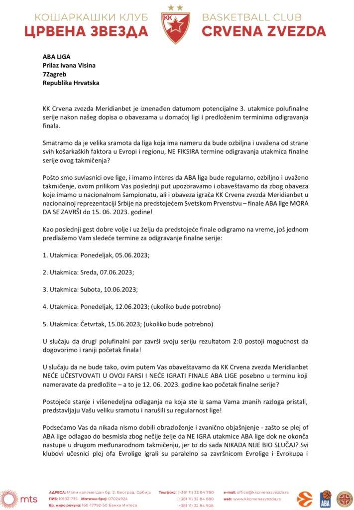 KK Crvena zvezda dopis ABA ligi 1.jpg