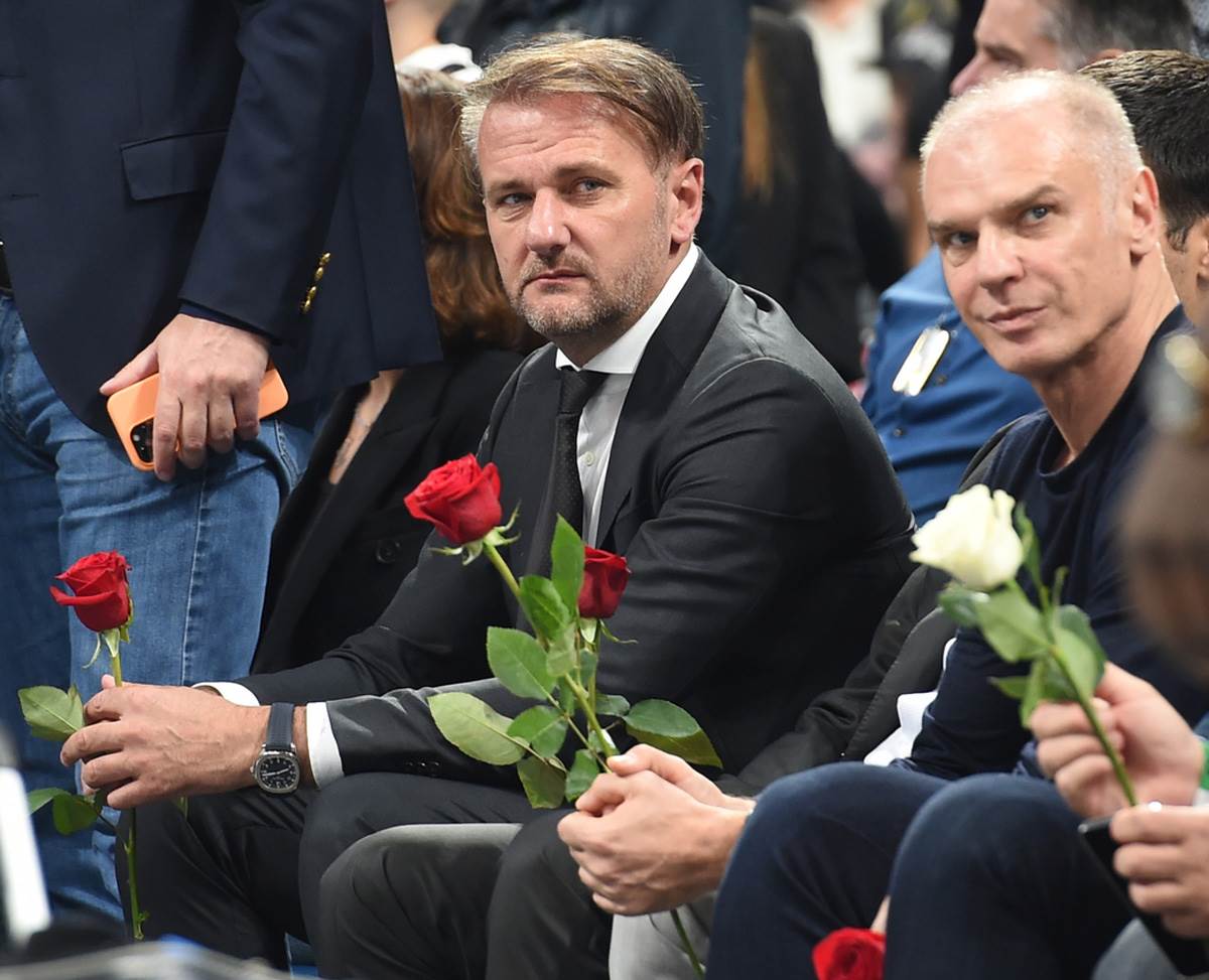 Ostoja Mijailović na utakmici Partizana