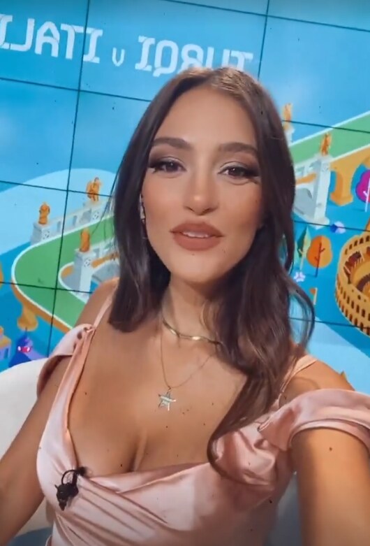 euro 2020 eva murati albanska novinarka instagram foto