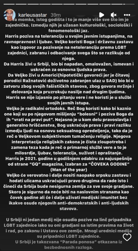 Jelena Karleuša siprozivala Veljka Ražnatovića