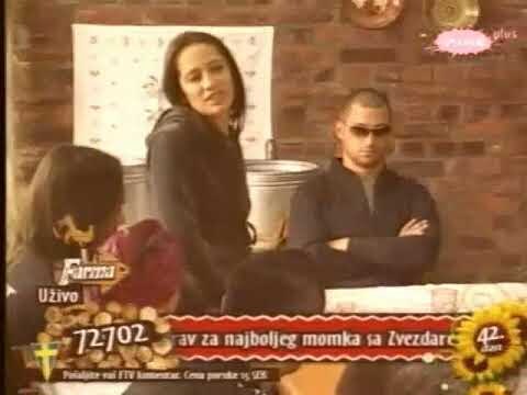 Milena Ćeranić i Nemanja Stevanović u Farmi
