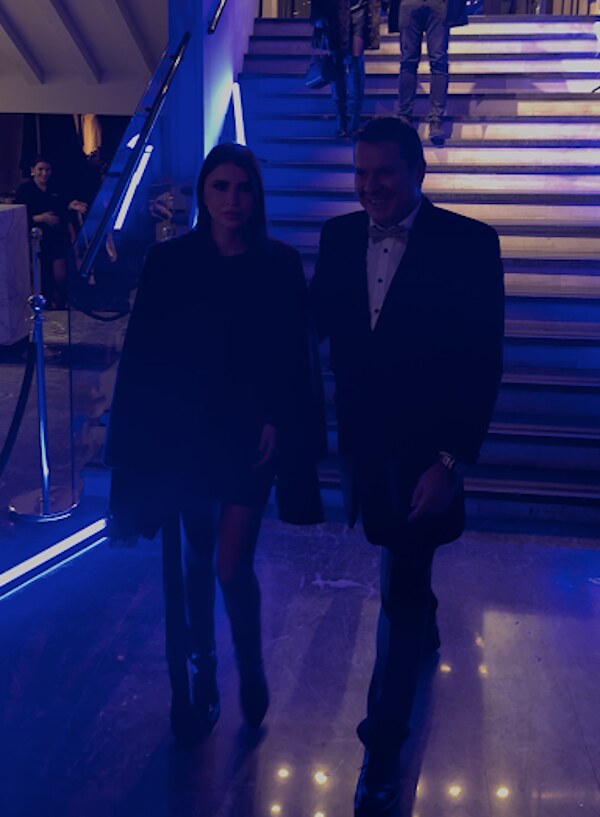 Vlado Georgiev sa suprugom