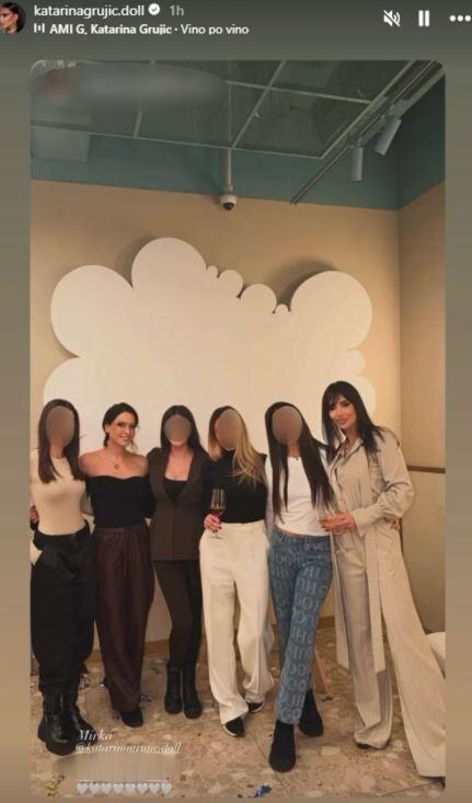 Mirka Vasiljević na slavlju Katarine Grujić