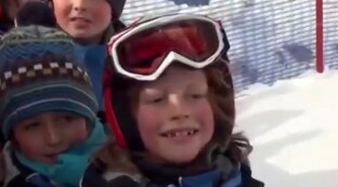 Janik Siner kao mali dečak