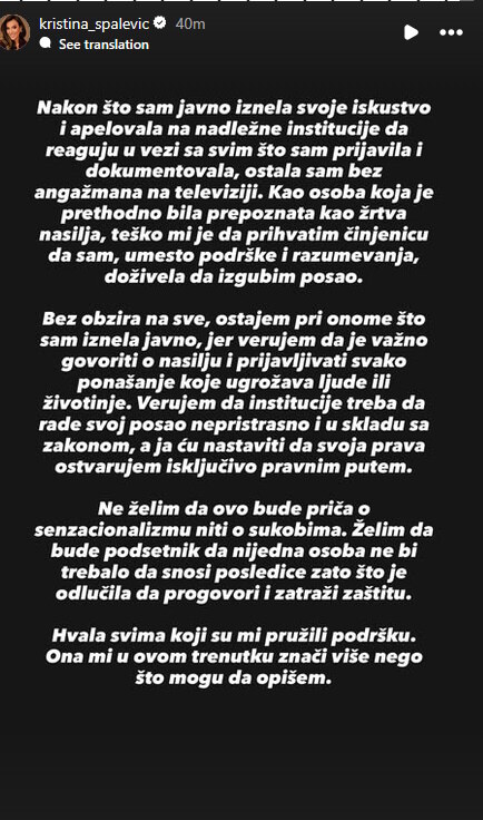 kristina spalević