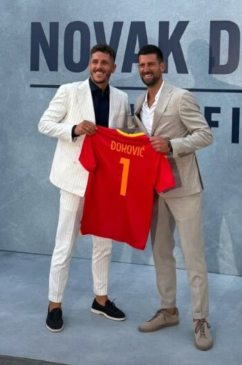 Jovetić i Đoković na promociji dokumentarca