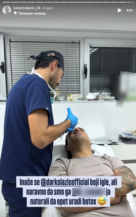 Darko Lazić na botoksu