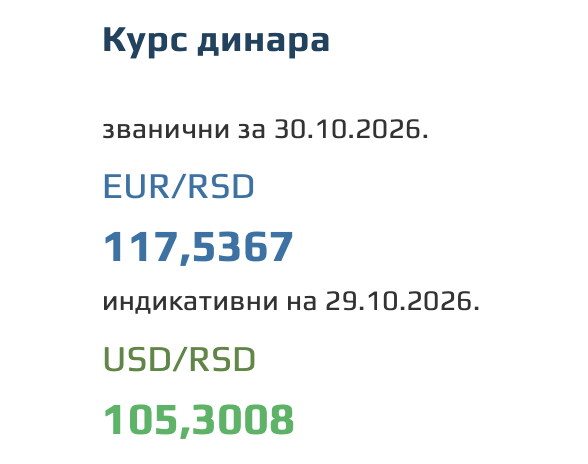 kurs evra
