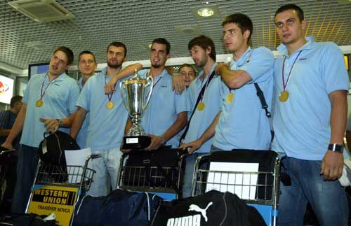 Šampioni Evrope stigli u Beograd