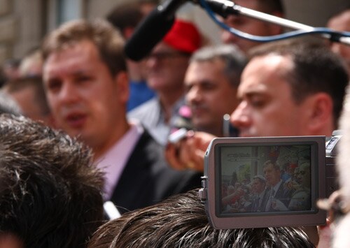 Mini-miting radikala, narodnjaka, socijalista