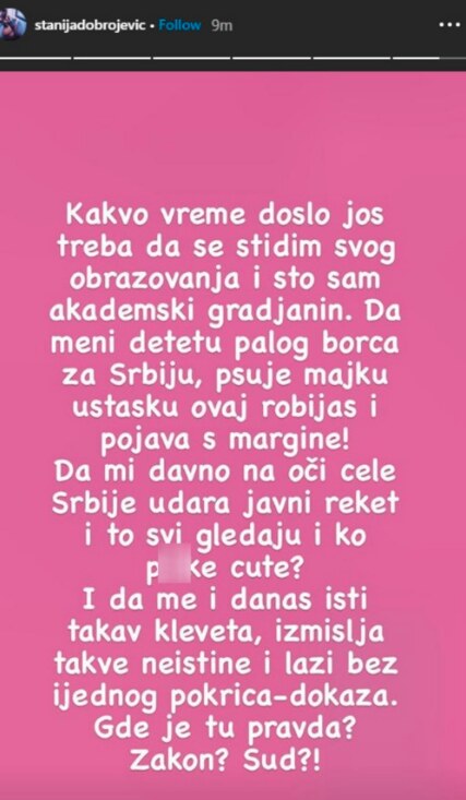 Stanija Kristijan Golubović svađa prozivke