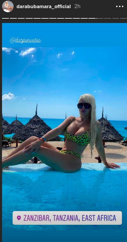 dara bubamara gola kupaći zanzibar instagram foto