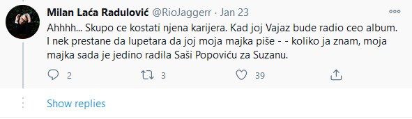 Laća Radulović o Ceci