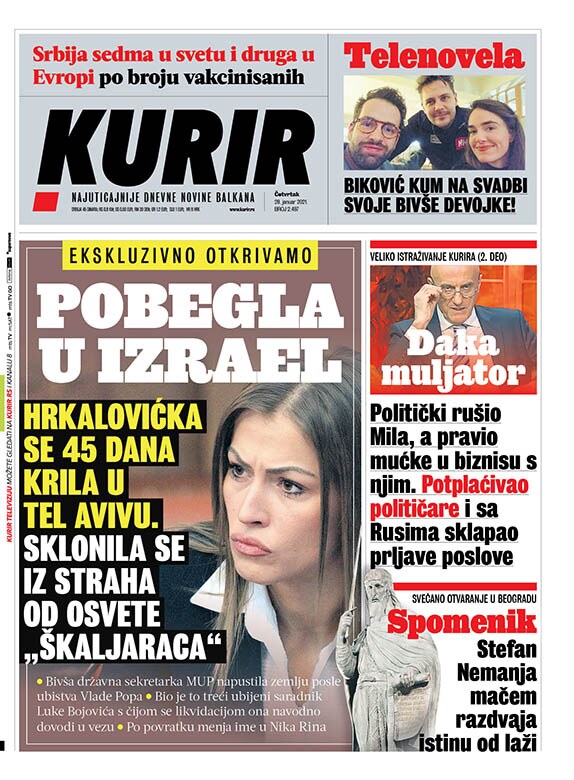 prelistavanje sutrasnje stampe 28 januar