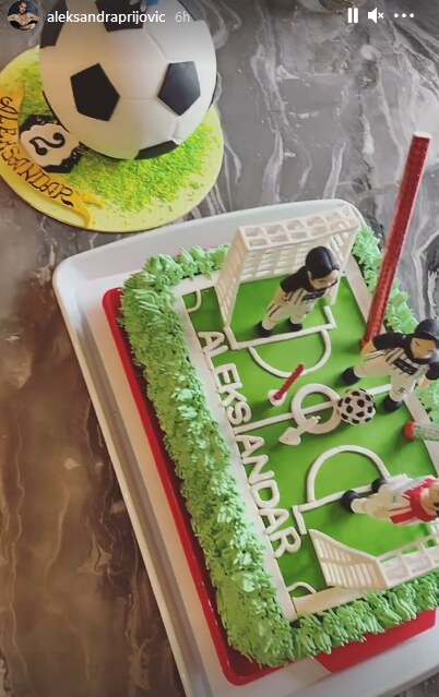 aleksandra prijovic sin rodjendan foto
