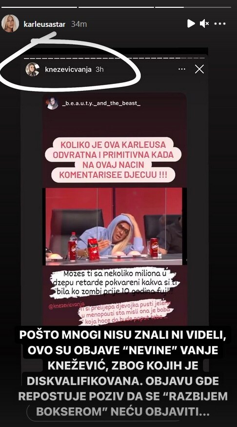 zvezde granda jelena karleusa vanja knezevic nastup komentar video