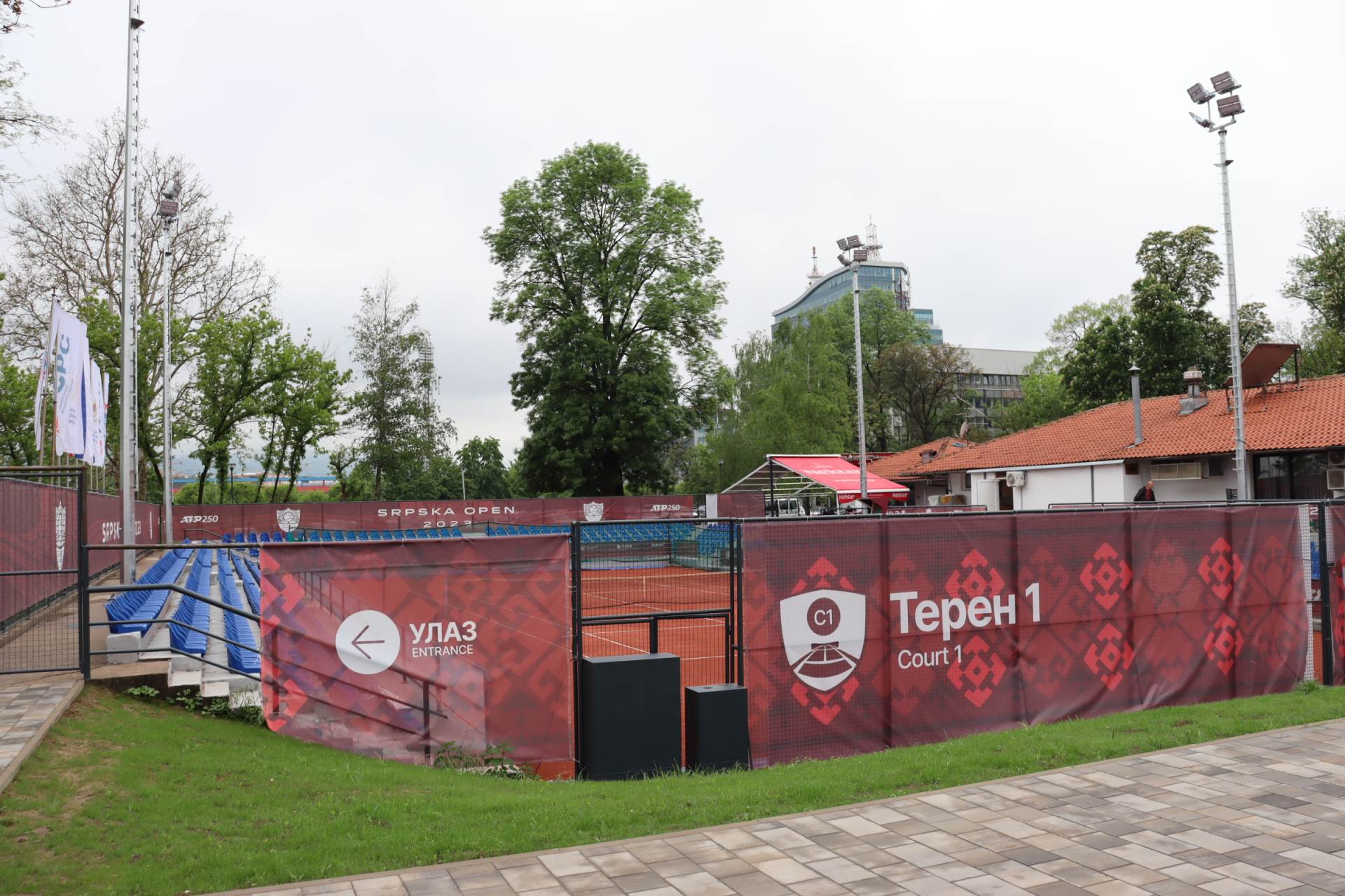 Kompleks za Srpska open nakon turnira