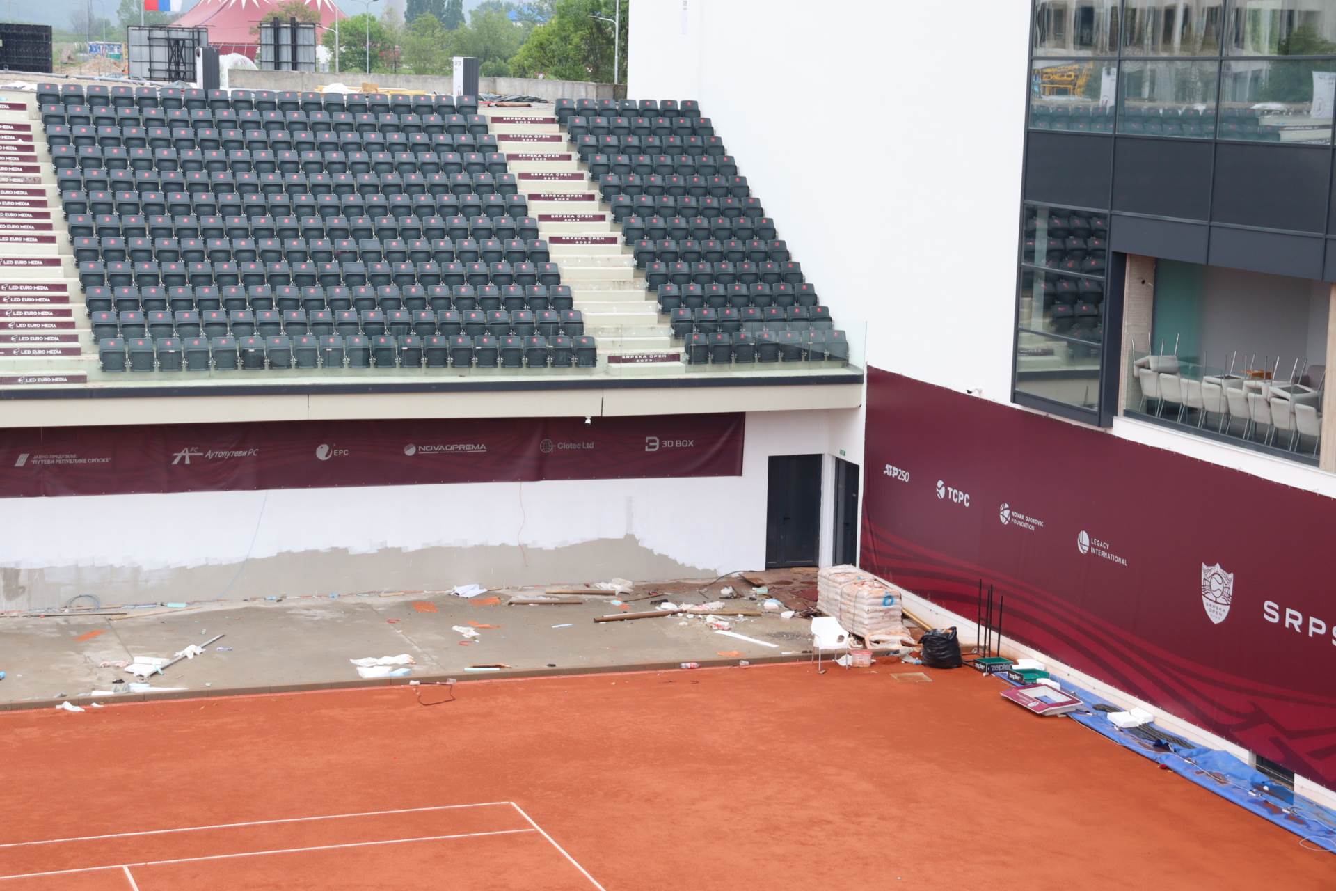 Kompleks za Srpska open nakon turnira