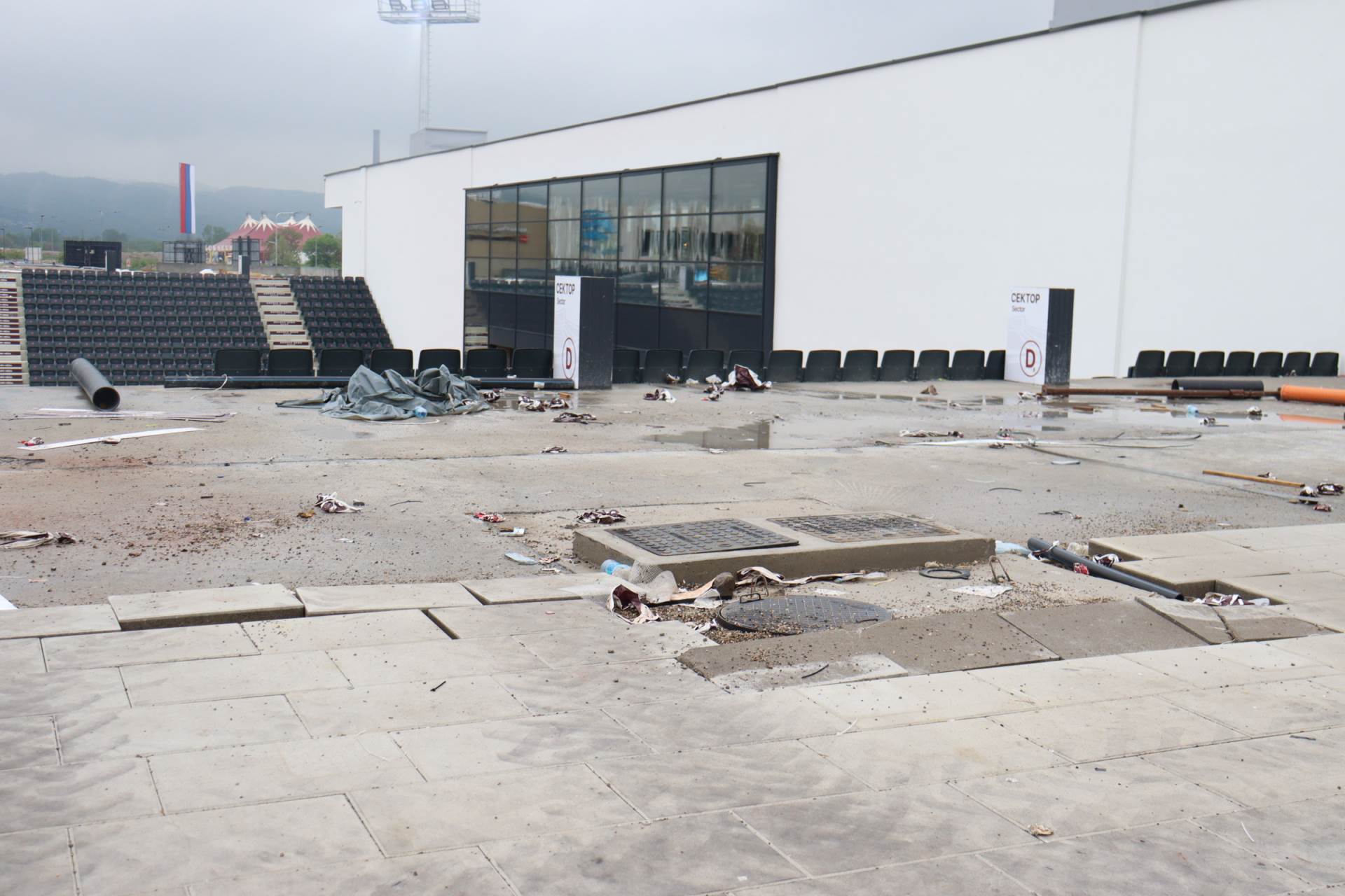 Kompleks za Srpska open nakon turnira