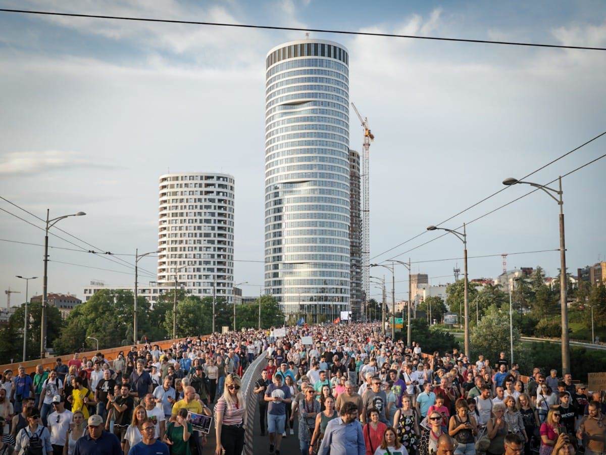 Deveti protest "Srbija protiv nasilja"