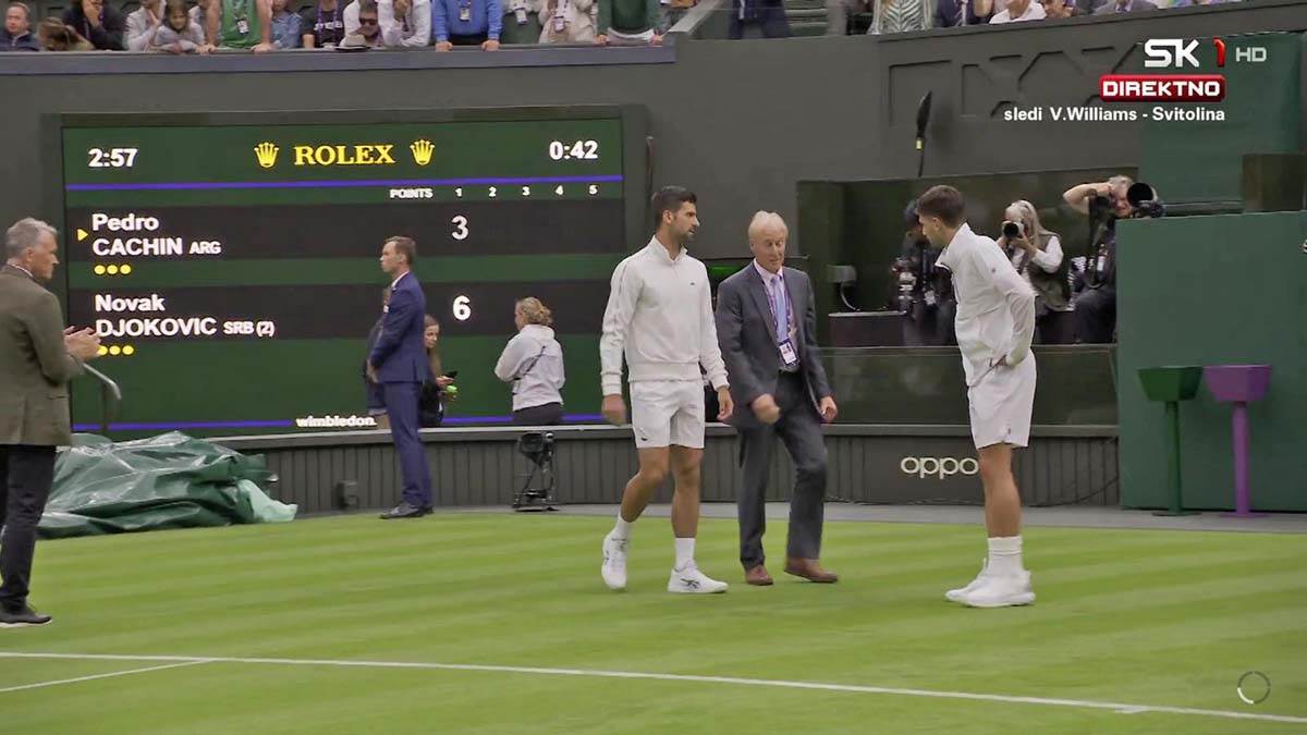 Novak Đoković nasmejan pet minuta na Vimbldonu