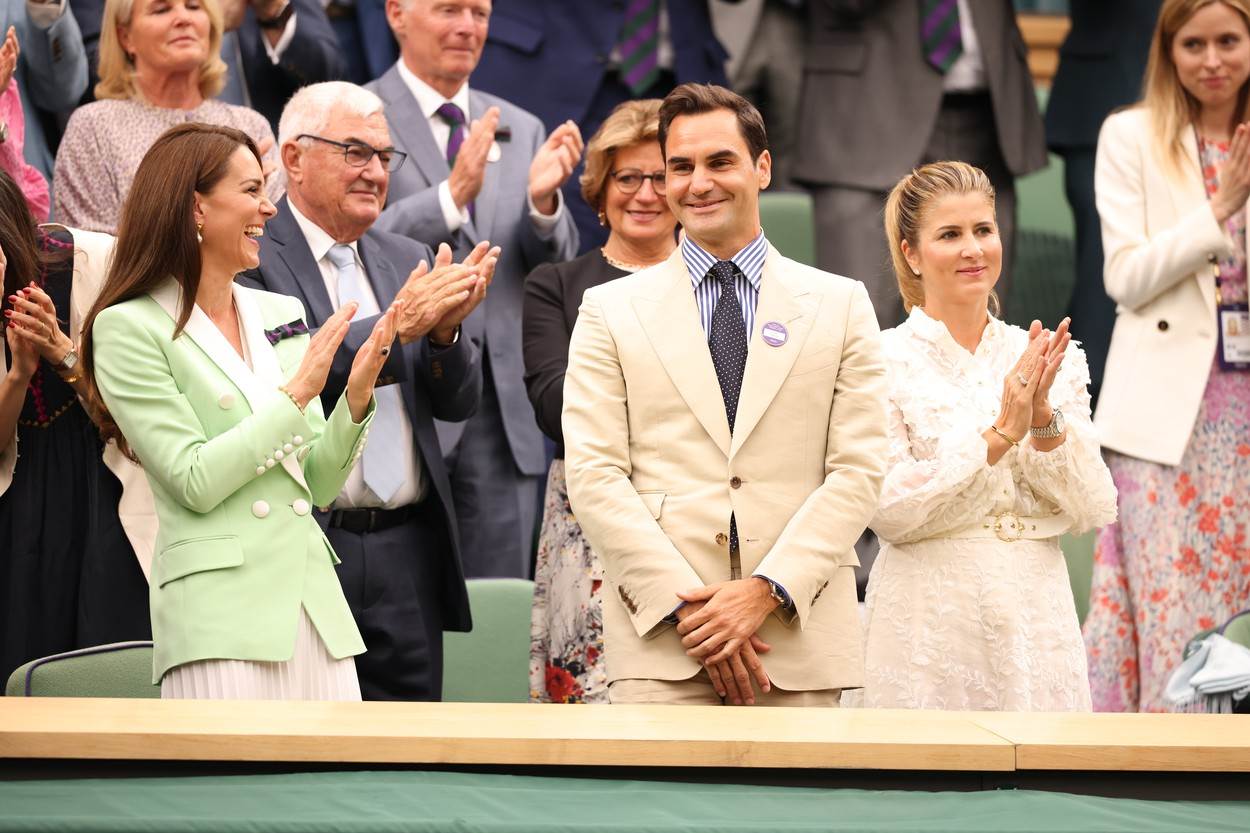 Rodžer Federer, Kejt Midlton i Mirka Federer