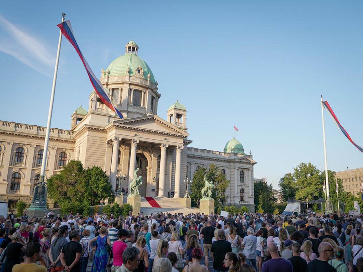 Deseti protest Srbija protiv nasilja