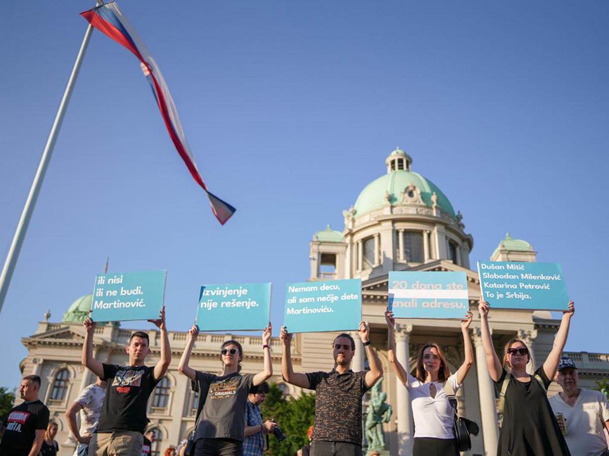 Deseti protest Srbija protiv nasilja