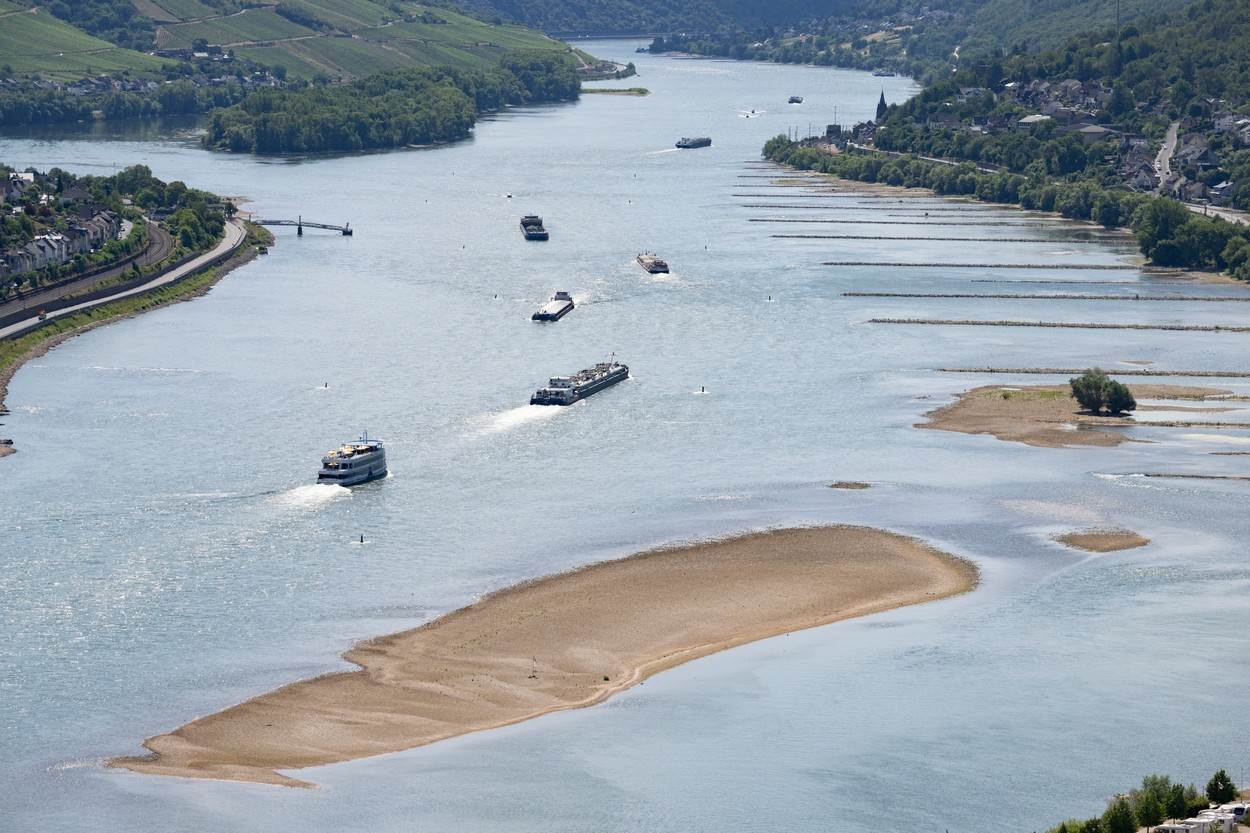 Nizak vodostaj Rajne