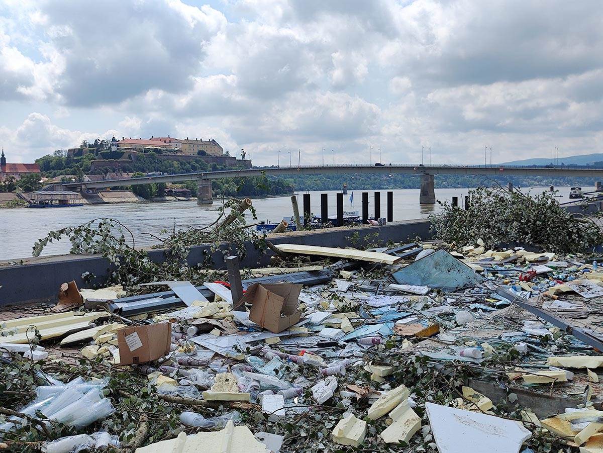 Posledice oluje u Novom Sadu
