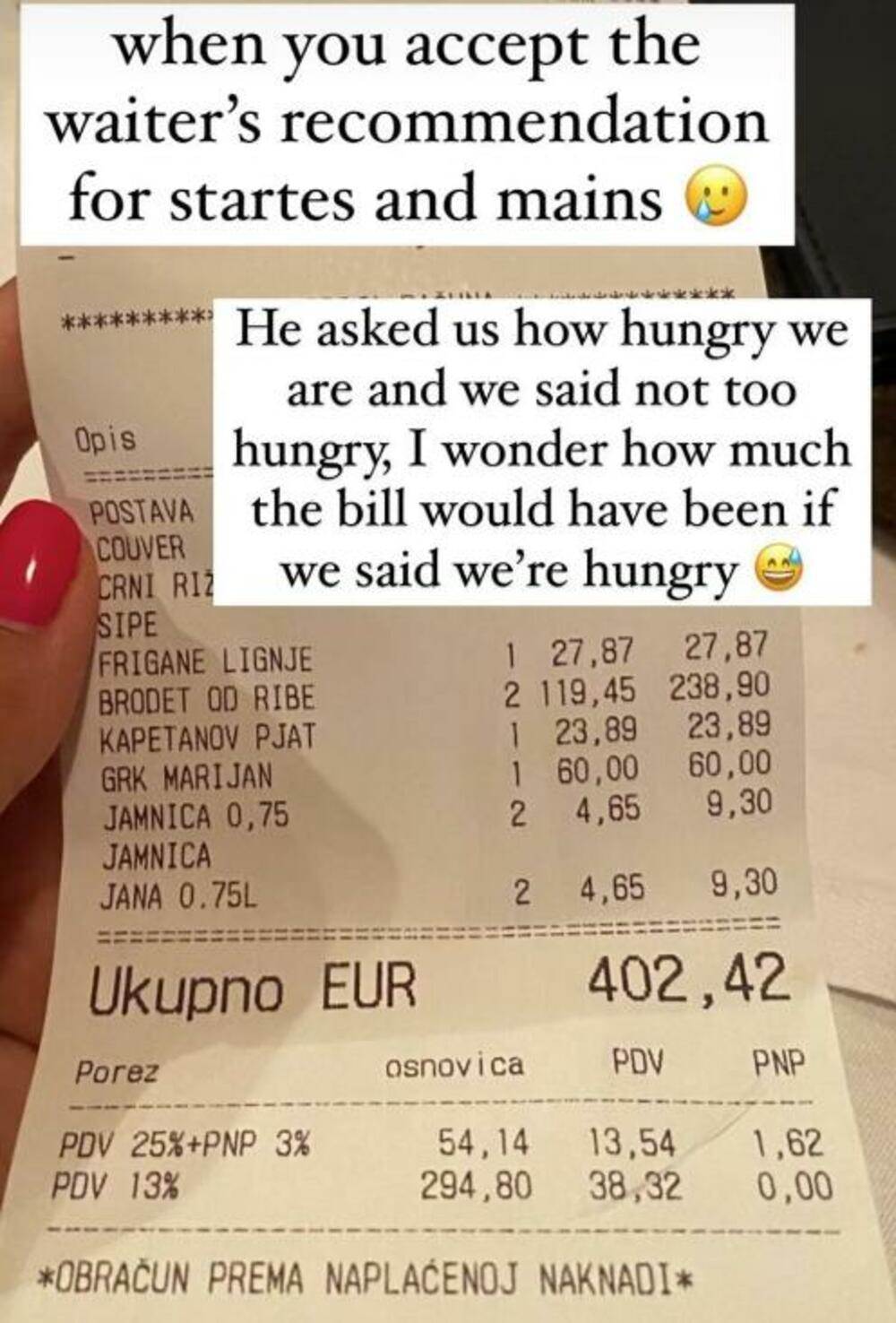 Hrana u restoranu, Hvar 5.jpg