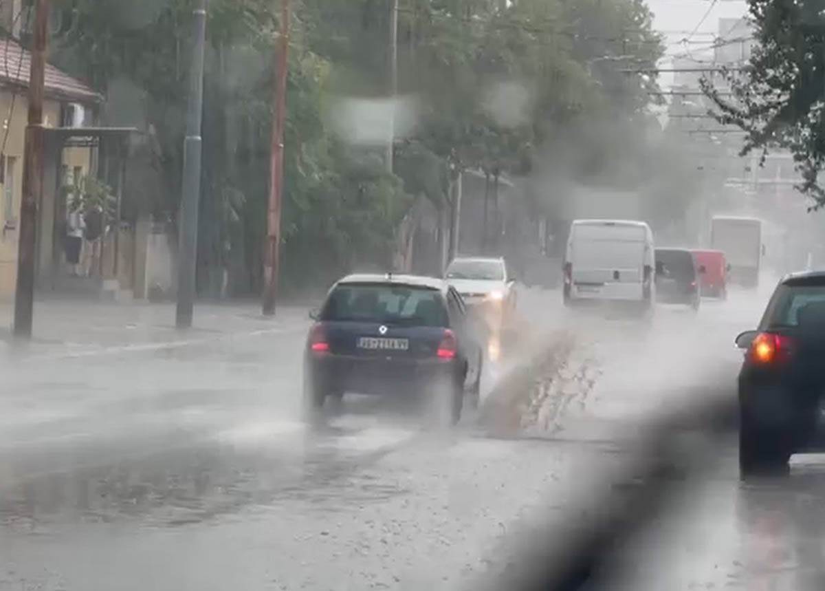 Poplavljena Dunavska ulica u Beogradu