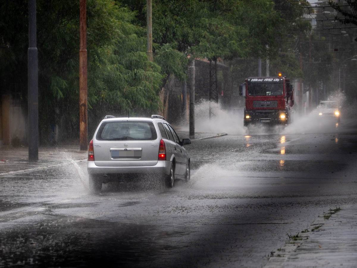 Poplavljena Dunavska ulica u Beogradu