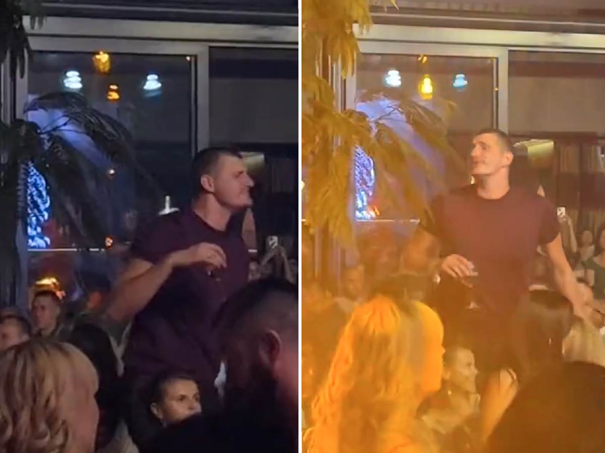 Nikola Jokić pijan slavi sa trubačima i Gordonom