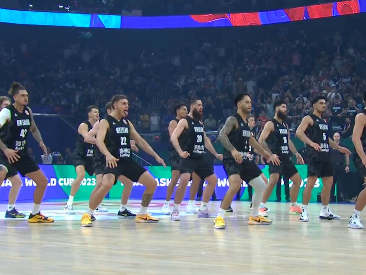 Haka ples na košarci Amerika Novi Zeland