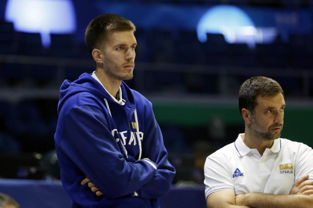 Filip Petrušev ne igra protiv KK Partizan zbog povrede