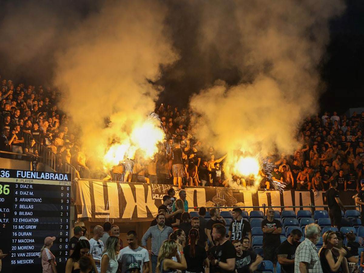 Partizan igra protiv Gajdobre u košarci