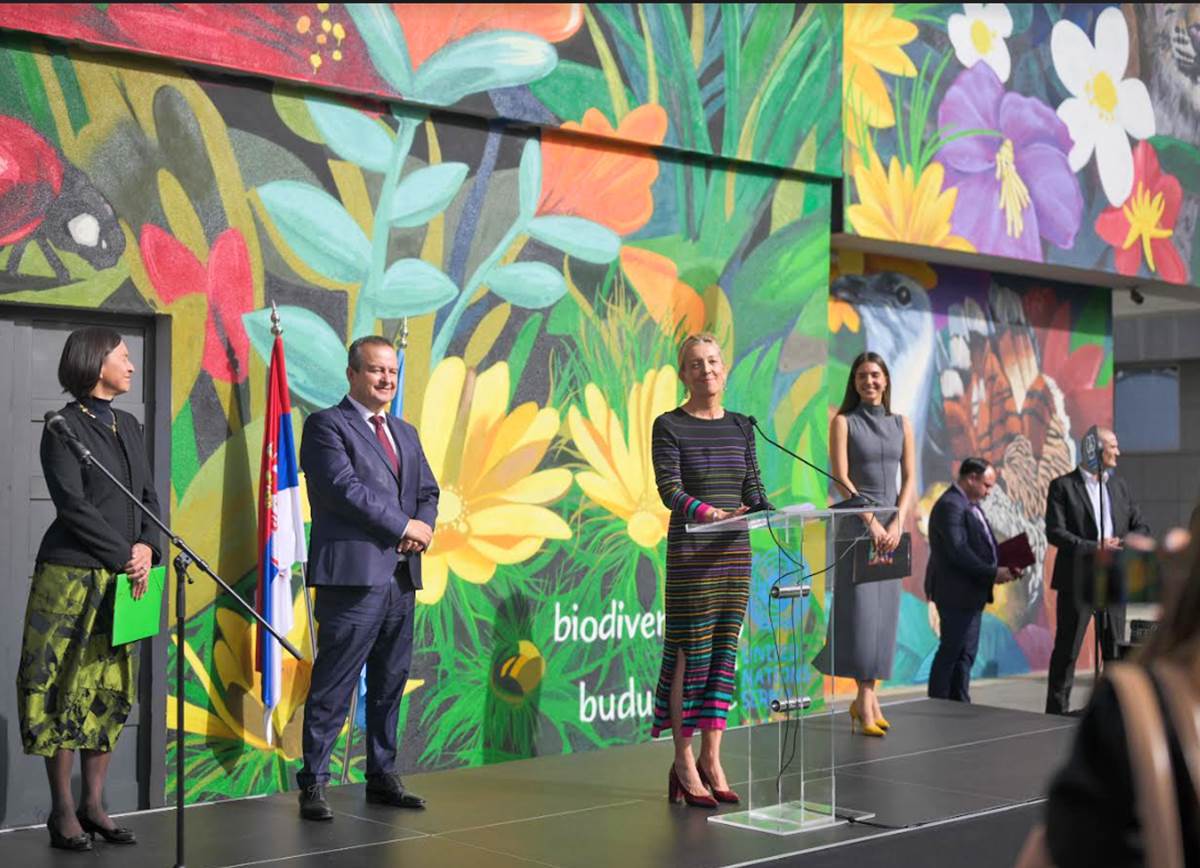 Ujedinjene nacije u Srbiji obeležavaju Dan UN otkrivanjem murala o biodiverzitetu Srbije 