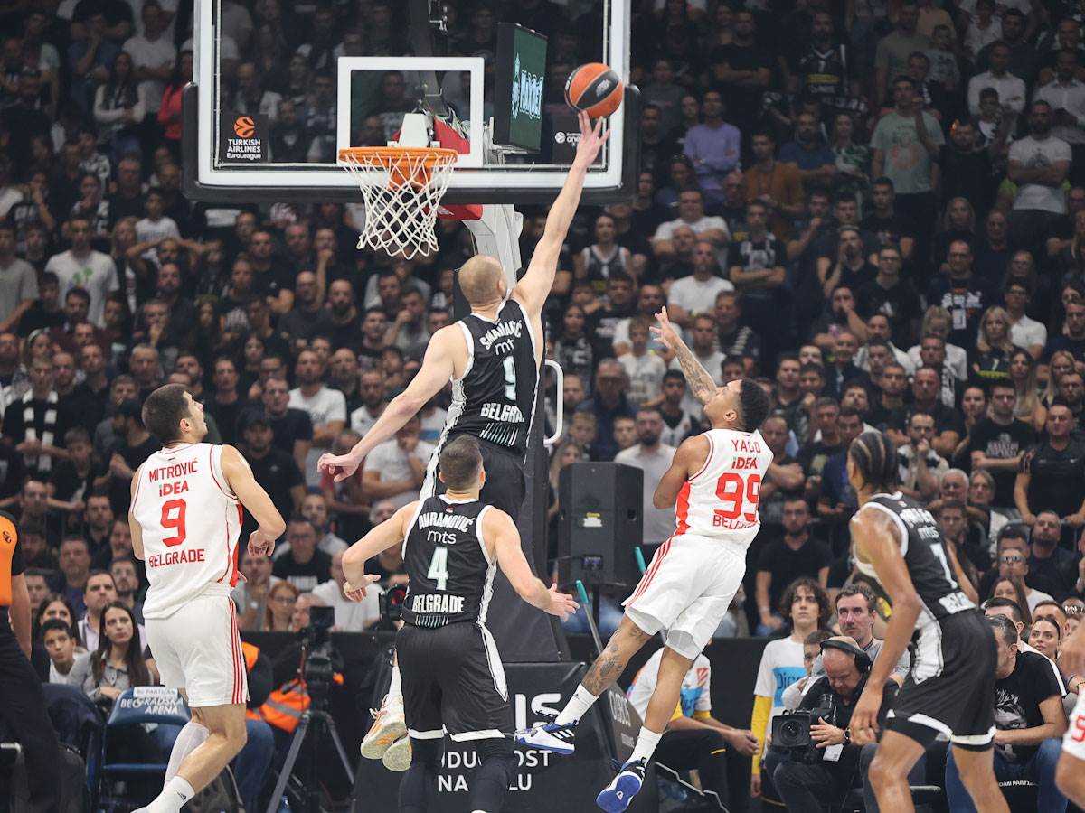 Partizan Crvena zvezda večiti derbi ABA liga