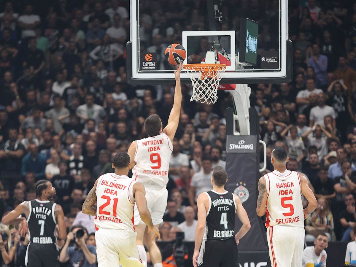 Partizan Crvena zvezda večiti derbi ABA liga