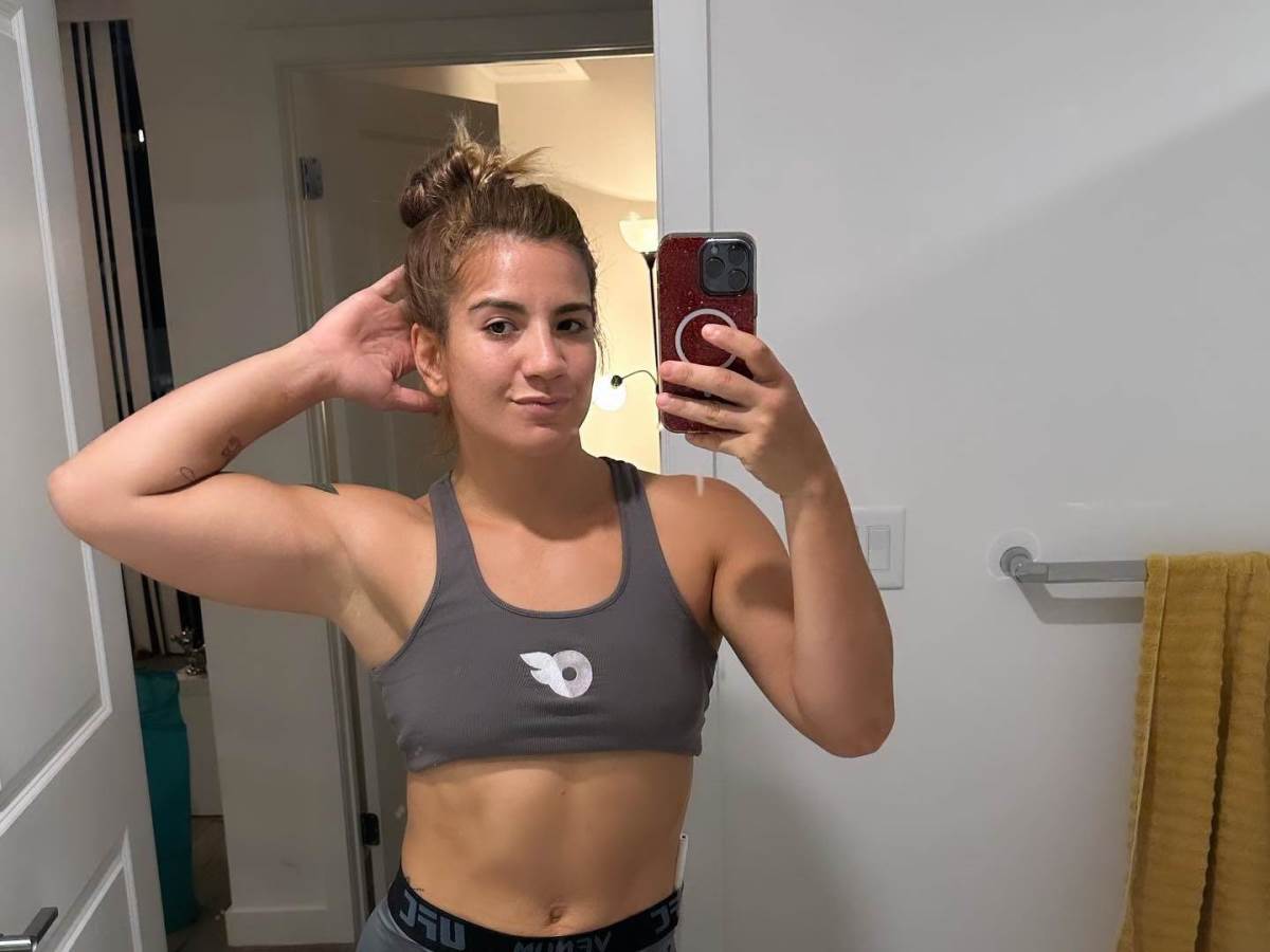 Ailin Perez tverkovala nakon pobede u UFC video snimak