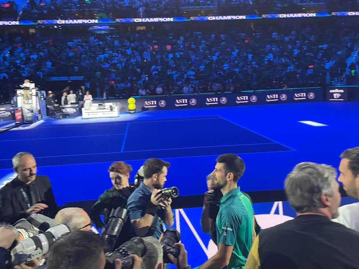 Novak Đoković osvojio završni masters u Torinu ovo niste videli u TV prenosu