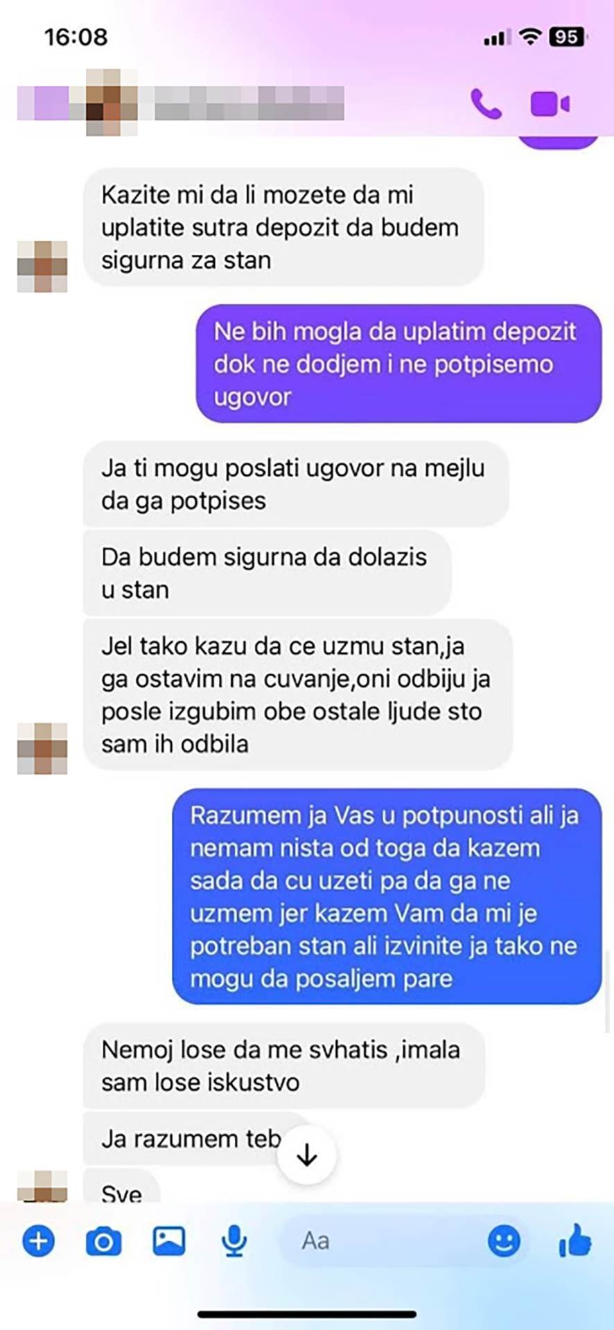 Prevara u oglasu za stan u Braće Jerković