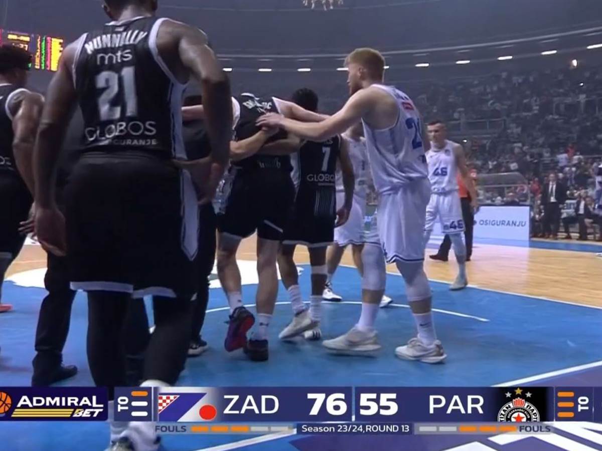 Alen Smailagić i Pi Džej Doužer povrede Partizana u Zadru