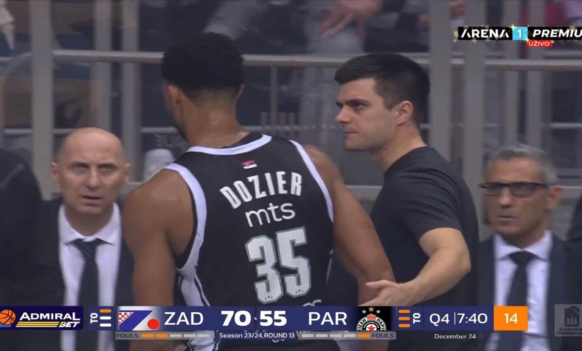 Alen Smailagić i Pi Džej Doužer povrede Partizana u Zadru