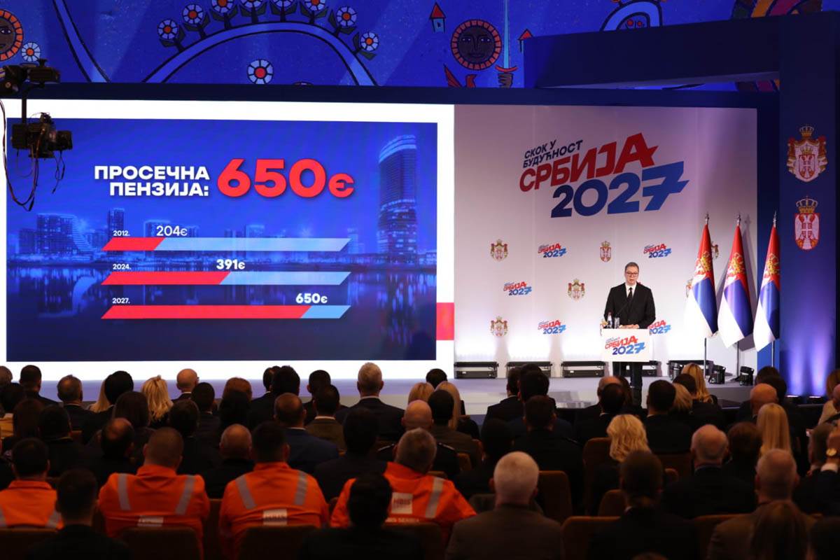 Predstavljanje plana Srbija 2027, obraćanje Aleksandra Vučića