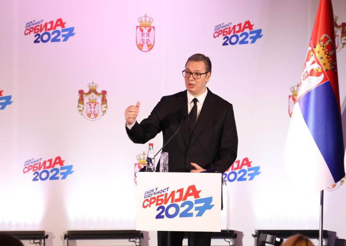 Predstavljanje plana Srbija 2027, obraćanje Aleksandra Vučića